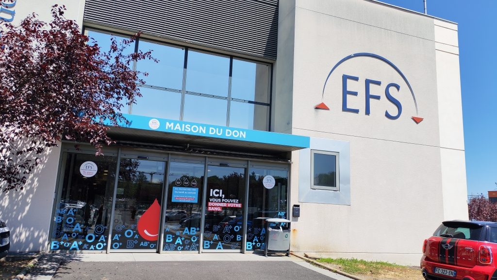 Etablissement Francais du Sang Clermont-Ferrand (devanture)